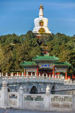 Pekin Çin Beihai parkta