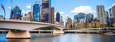 Brisbane Queensland Avustralya'nın manzarası