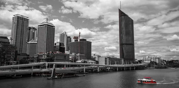Skyline de Brisbane Queensland Austrália — Fotografia de Stock