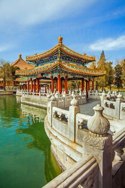 Pekin Çin Beihai parkta