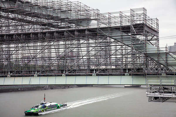 Merivale Bridge over the Brisbane River in Brisbane Queensland A