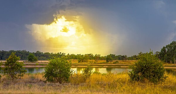 Thunderstorm in the outback at Dubbo New South Wales Australia