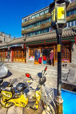 Huguosi sokak Xicheng bölge Pekin Kuzey Çin Çin üzerinde 