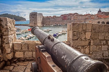 Eski şehir ve liman Dubrovnik Hırvatistan