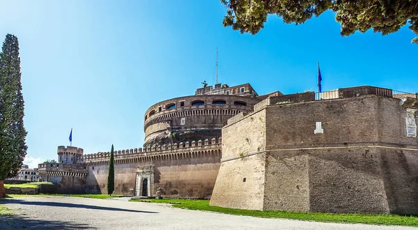 View of the Castel Sant'Angelo in Rome Lazio Italy — Stock Photo, Image