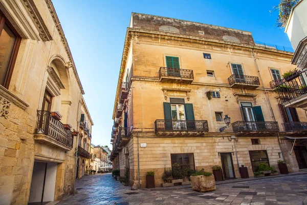 En el casco antiguo de Lecce Apulia Italia — Foto de Stock