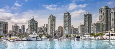 Vancouver İngiliz Kolombiya Kanada silueti Sahte C 'den alındı
