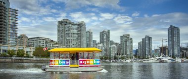 Aquabus on False Creek Vancouver İngiliz Kolombiya Kanada