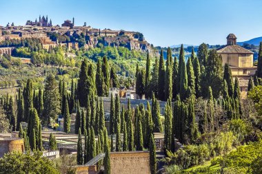 Umbria I 'in Terni ilindeki Orvieto şehri manzarası