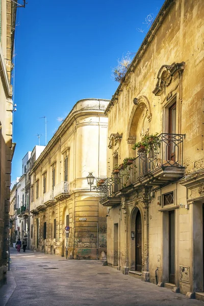 En el casco antiguo de Lecce Puglia Italia — Foto de Stock