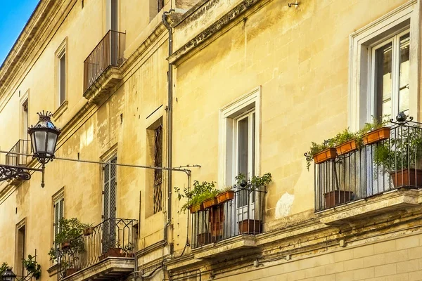 En el casco antiguo de Lecce Puglia Italia — Foto de Stock