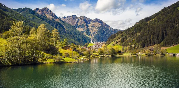 Muehlwald Daki Muehlwald Baraj Gölünde Trentino Güney Tyrol Ita — Stok fotoğraf