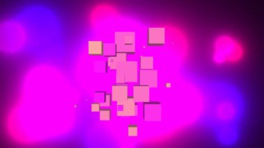 Projeler ve video ekran koruyucuları için kareler ile mor muhteşem video arkaplanı