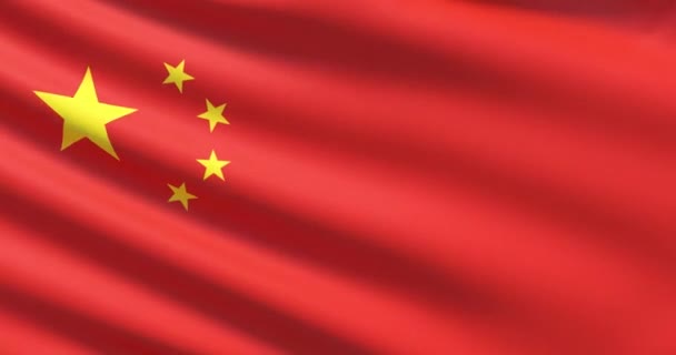 La bandera de China — Vídeos de Stock