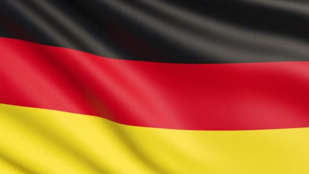Tysklands flagga — Stockvideo