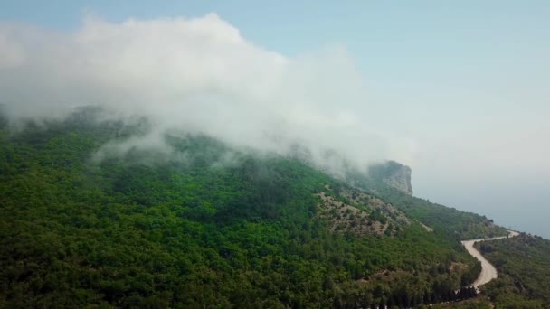 Crimea com bela vista das montanhas — Vídeo de Stock