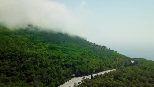 Crimea dengan pemandangan indah pegunungan — Stok Video