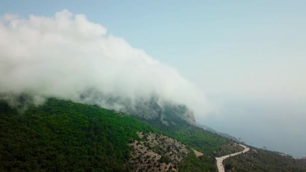 Crimea com bela vista das montanhas — Vídeo de Stock