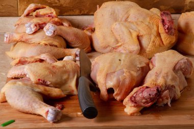 Kümes hayvanları doğrama üzerine özel atölye çalışması, vs..