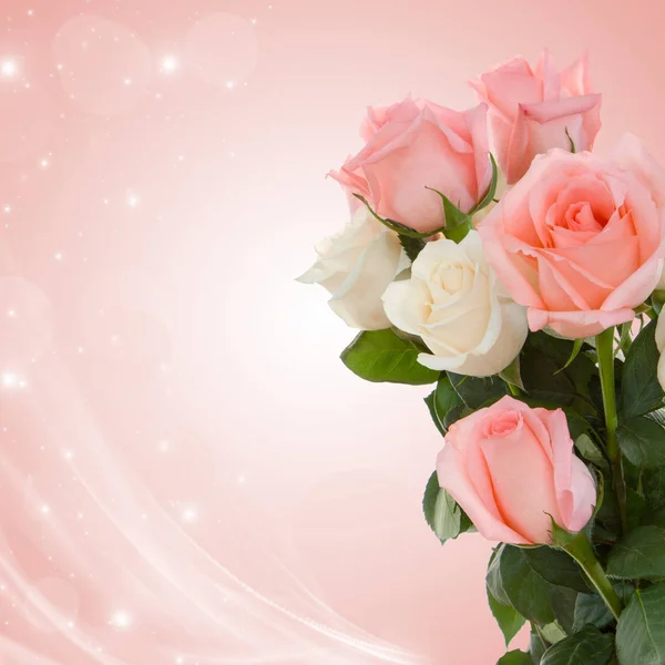 Rosas al día de la boda . — Foto de Stock