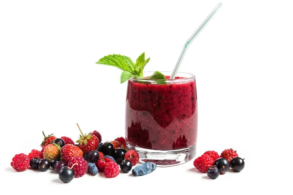 Image with a berry cocktail. — Stock Photo, Image