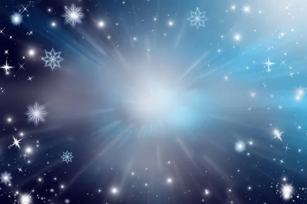 Mavi Noel arkaplanı — Stok fotoğraf
