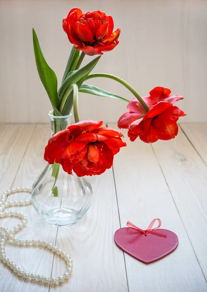 Afbeelding met tulpen — Stockfoto