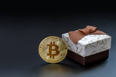 Bitcoin işareti ile bir görüntü.