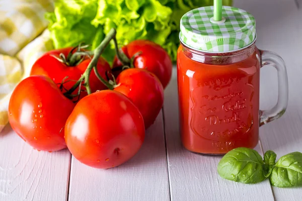Imagen con zumo de tomate . — Foto de Stock