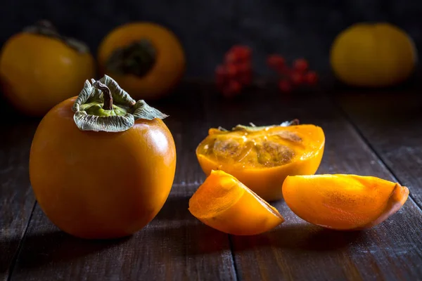 Obraz z persimmon. — Zdjęcie stockowe