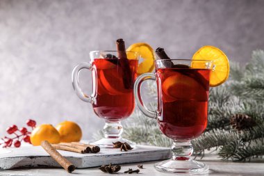 Sıcak şarap ile görüntü.