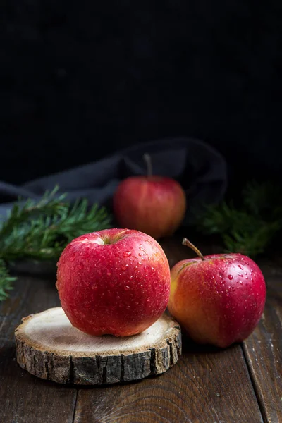 Изображение с яблоками . — стоковое фото