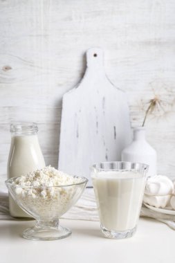 Süzme peynirli görüntü.