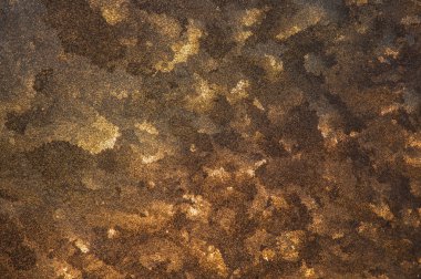 Olağandışı Frost'un üzerinde bir pencere gün batımında