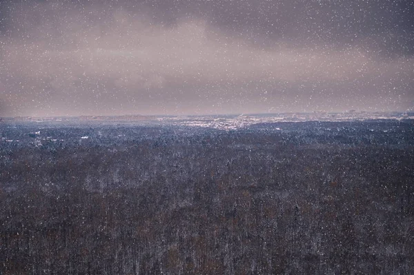 Foto Atmosférica Moscovo nevado . — Fotografia de Stock