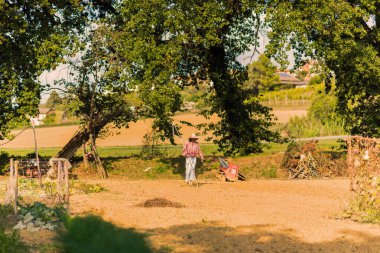 Parkta güzel bir çift var.