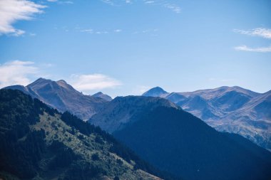 Yunanistan 'ın kuzeyindeki Pindus Dağı panoramik görünümlü