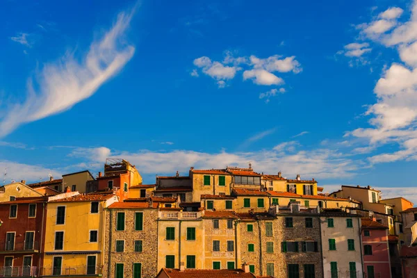 Vista Del Pueblo Costero Tellaro Lerici Italia — Foto de Stock