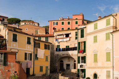 Eski kasabanın manzarası.