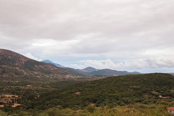 Vista Las Montañas Blue Ridge Desde Chiang Mai Norte Tailandia — Foto de Stock