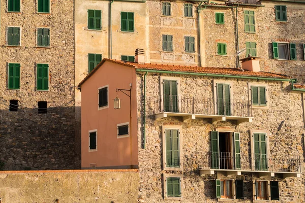 Vista Del Pueblo Costero Tellaro Lerici Italia — Foto de Stock