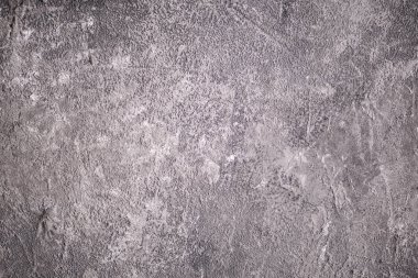 Eski bir beton duvarın dokusu ve arka planı. Gri Çimento