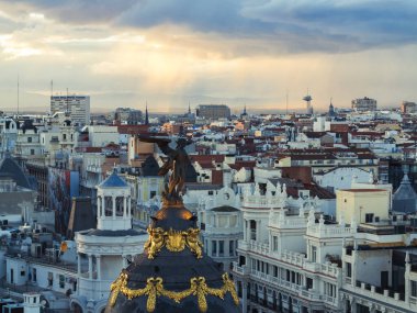 Madrid 'in gündüz manzarası