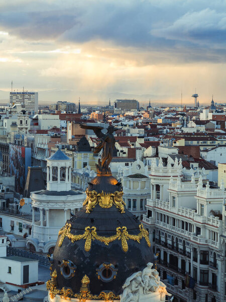 view of the city of Madrid at daytime