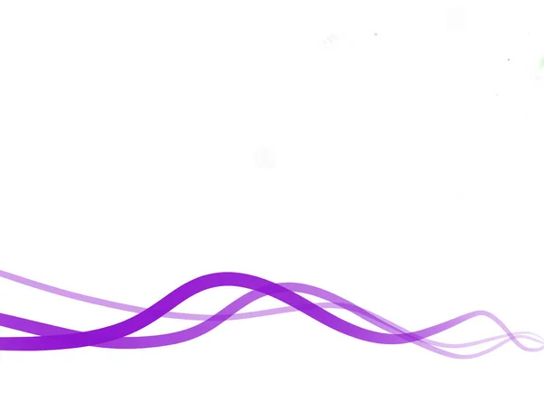 波線は白い背景に絡み合っています 色は紫 空のスペース 録音のためのスペース — ストック写真