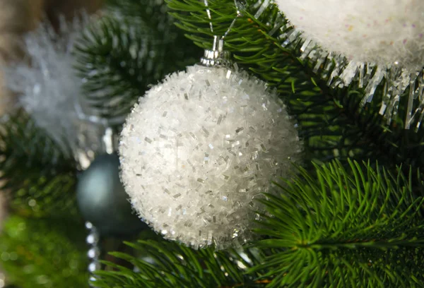 Christmas Speelgoed Bal Kerstboom — Stockfoto