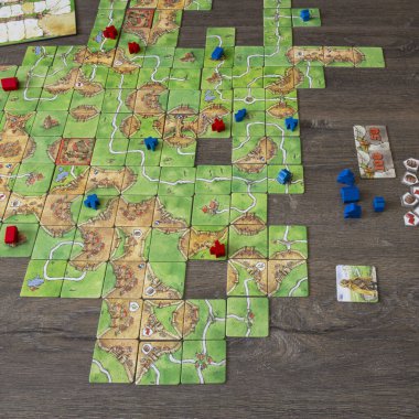 Stratejik ve ekonomik kurul oyunu Carcassonne