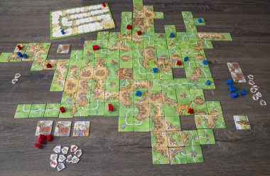 Stratejik ve ekonomik kurul oyunu Carcassonne