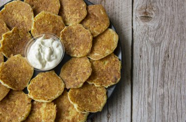 Susam soslu patatesli krep.