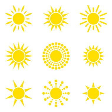 Güneş toplama simgesi